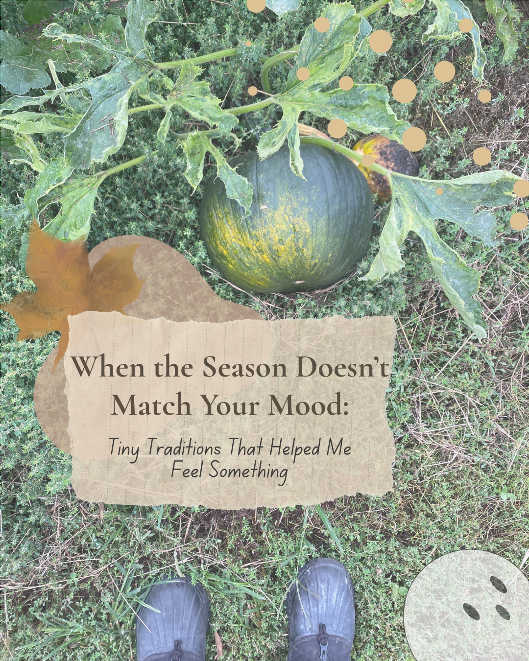 When the Season Doesn’t Match Your Mood: Tiny Traditions That Helped Me Feel Something